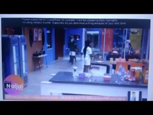 Video: BB NAIJA - Teddy A And Khloe Fights Over Meat